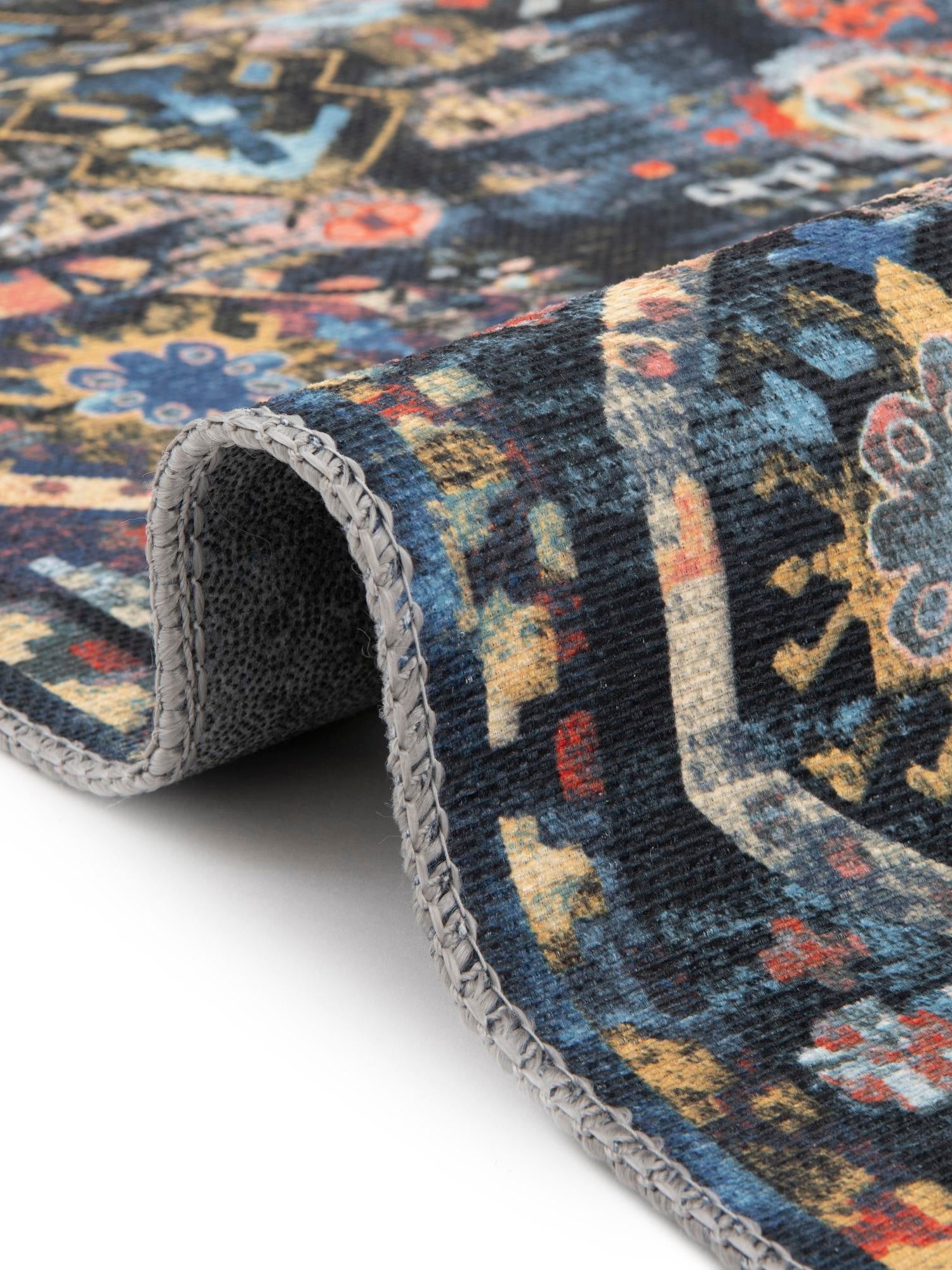 Washable Multicolor 8' 4 x 12' Timeless Rectangle Area Rug Easy to Clean Stain Resistant & Durable Traditional Classic Vintage Design Carpet for Sale at Rug Engine