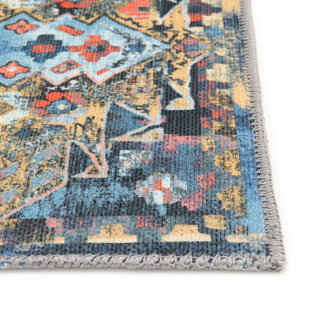 Washable Multicolor 2' 6 x 12' Timeless Runner Area Rug Easy to Clean Stain Resistant & Durable Traditional Classic Vintage Design Carpet for Sale at Rug Engine