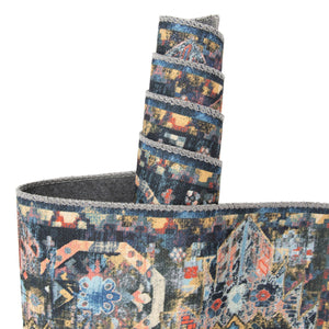 Washable Multicolor 2' x 6' Timeless Runner Area Rug Easy to Clean Stain Resistant & Durable