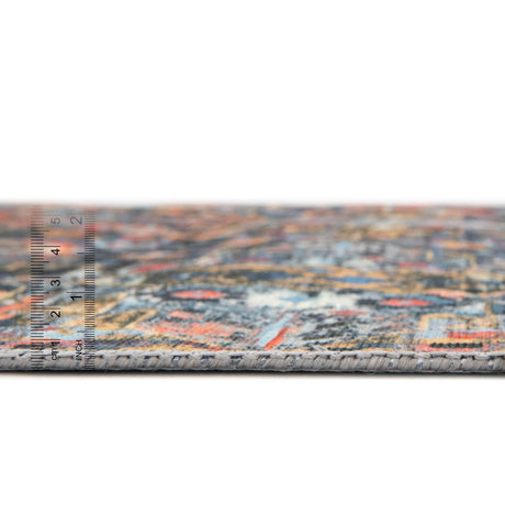 Washable Multicolor 7' 7 x 7' 7 Timeless Square Area Rug Easy to Clean Stain Resistant & Durable Traditional Classic Vintage Design Carpet for Sale at Rug Engine