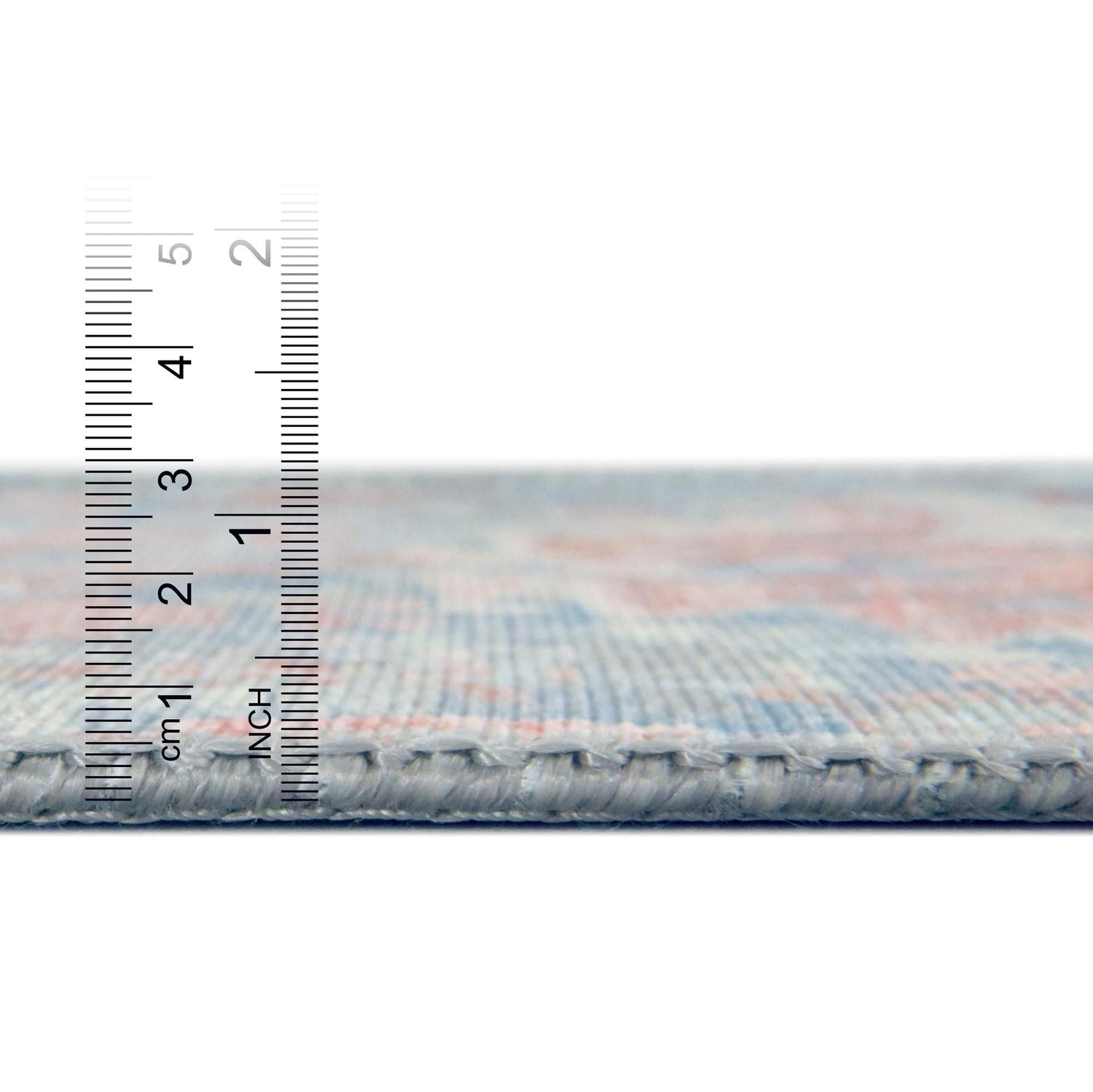 Washable Blue 8' 4 x 12' Timeless Rectangle Area Rug Easy to Clean Stain Resistant & Durable Traditional Classic Vintage Design Carpet for Sale at Rug Engine