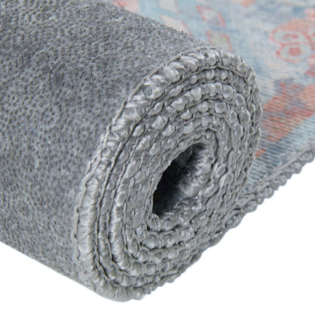 Washable Blue 5' x 8' Timeless Rectangle Area Rug Easy to Clean Stain Resistant & Durable Traditional Classic Vintage Design Carpet for Sale at Rug Engine