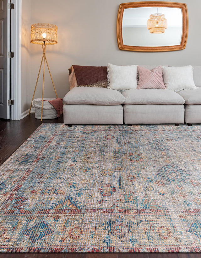 Teal blue 2' x 3' 1 Chenille Jute Rectangle Area Rug Vintage Distressed Boho All Natural Eco-Friendly Sustainable Carpet for Living Dining Office Dorm Rooms for Sale at Rug Engine
