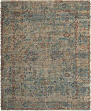 Teal blue 7' 10 x 10' Chenille Jute Rectangle Area Rug Vintage Distressed Boho All Natural Eco-Friendly Sustainable Carpet for Living Dining Office Dorm Rooms for Sale at Rug Engine