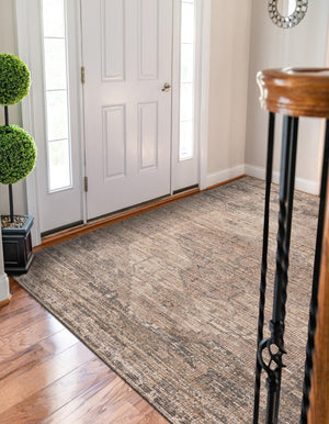 Natural 7' 10 x 10' Chenille Jute Rectangle Area Rug Vintage Distressed Boho All Natural Eco-Friendly Sustainable Carpet for Living Dining Office Dorm Rooms for Sale at Rug Engine