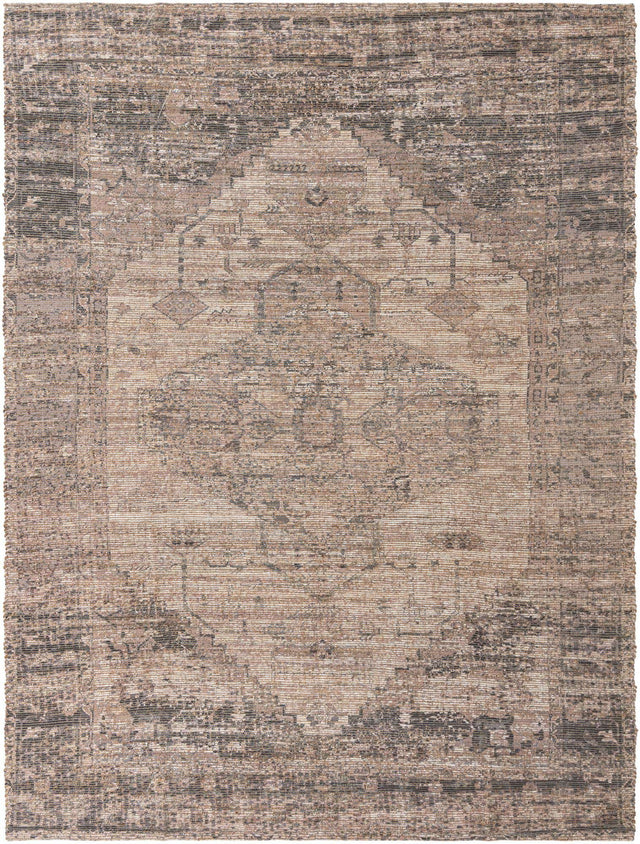 Natural 9' x 12' Chenille Jute Rectangle Area Rug Vintage Distressed Boho All Natural Eco-Friendly Sustainable Carpet for Living Dining Office Dorm Rooms for Sale at Rug Engine