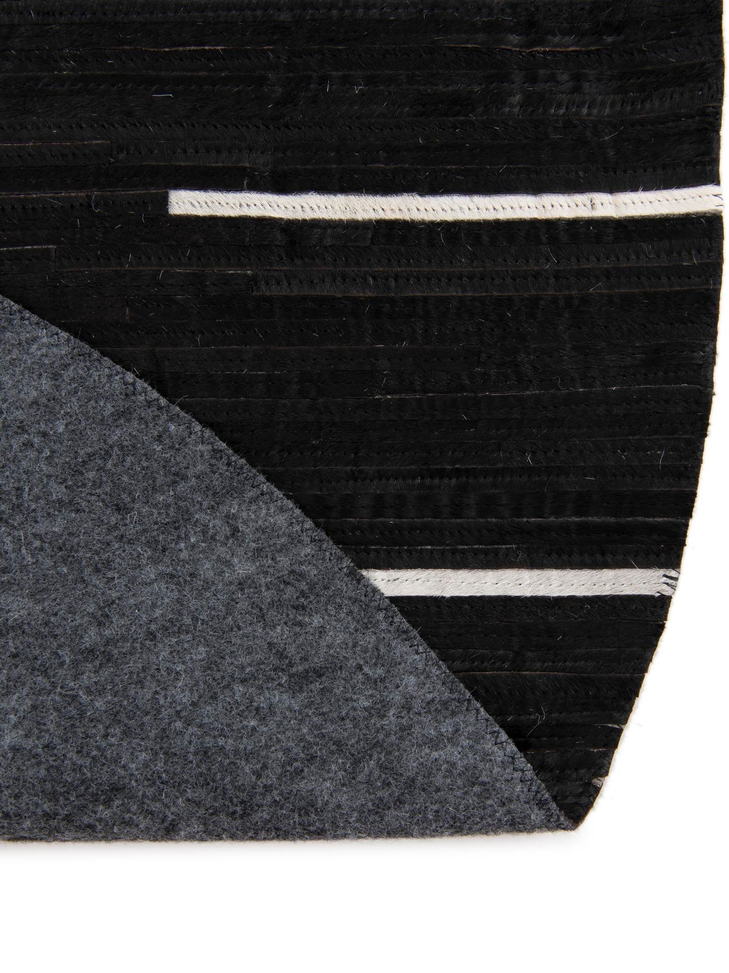 Authentic Luxury Black White 4' 1 x 4' 1 Cowhide Leather Round Area Rug Modern Interior Design 100% Real Natural Cowhide Carpet for Designer Home Decor for Sale at Rug Engine