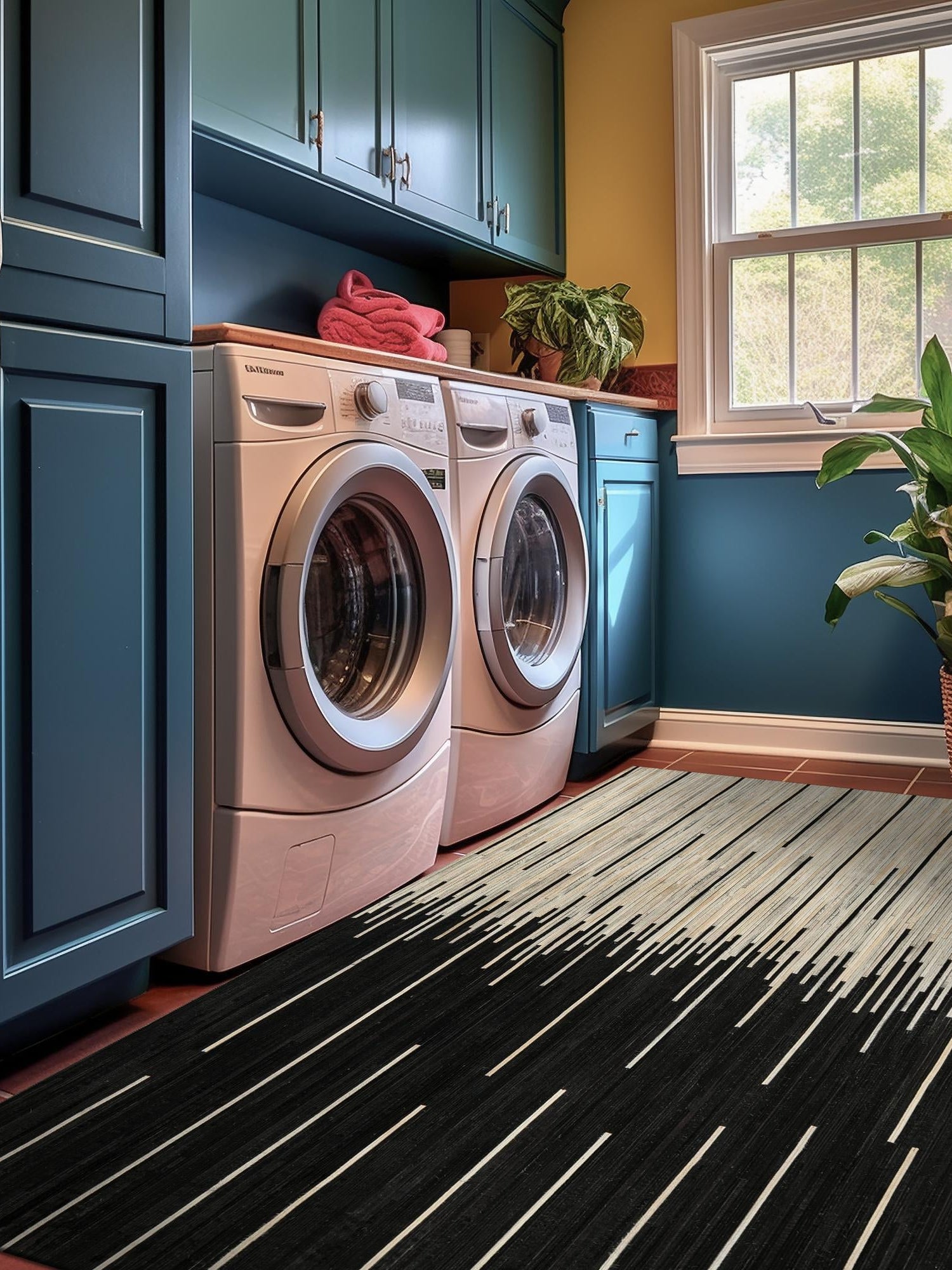 Authentic Luxury Black White 4' 1 x 6' 1 Cowhide Leather Rectangle Area Rug Modern Interior Design 100% Real Natural Cowhide Carpet for Designer Home Decor for Sale at Rug Engine