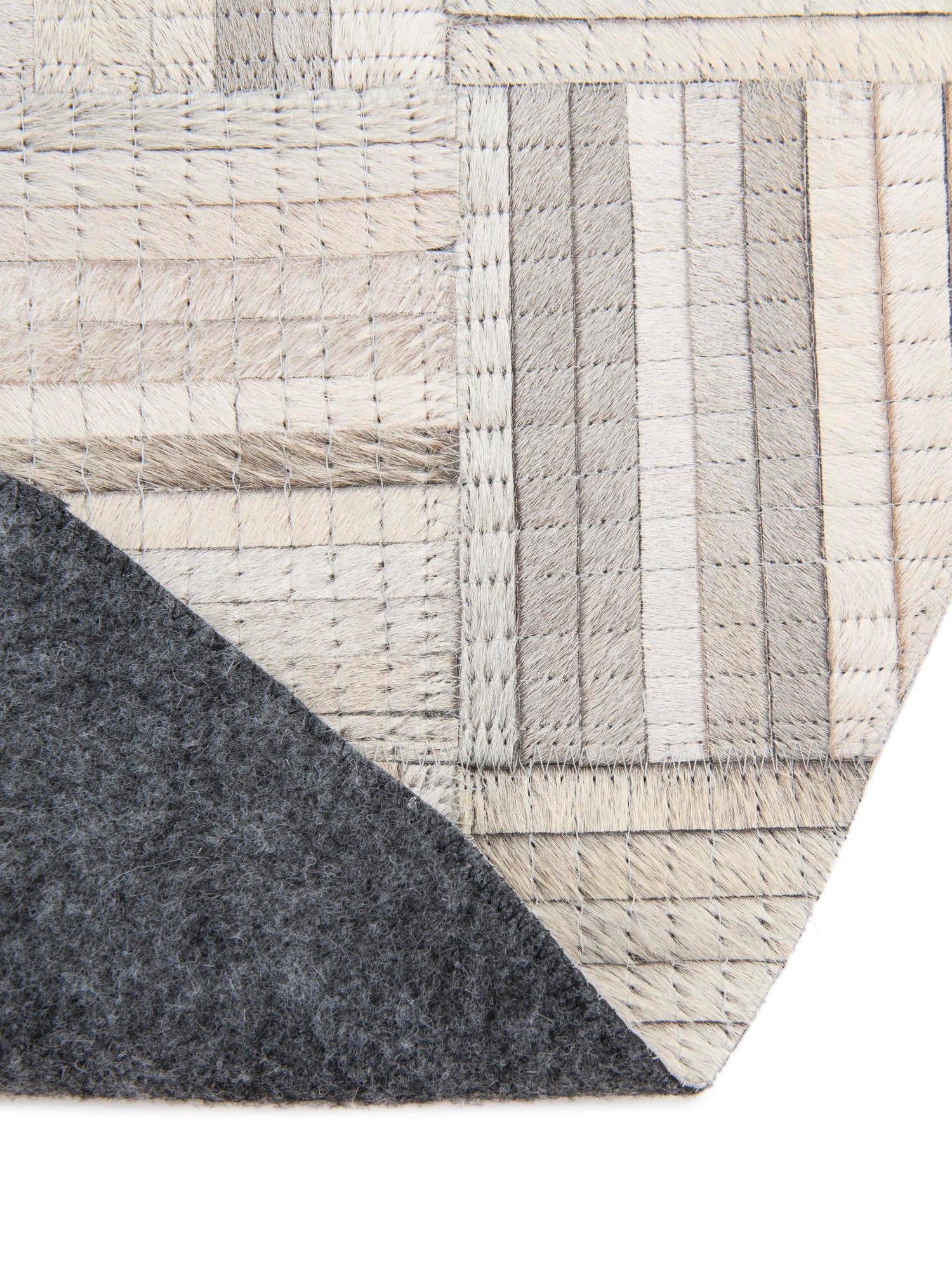 Authentic Luxury Light Brown Ivory 7' 10 x 7' 10 Cowhide Leather Round Area Rug Modern Interior Design 100% Real Natural Cowhide Carpet for Designer Home Decor for Sale at Rug Engine