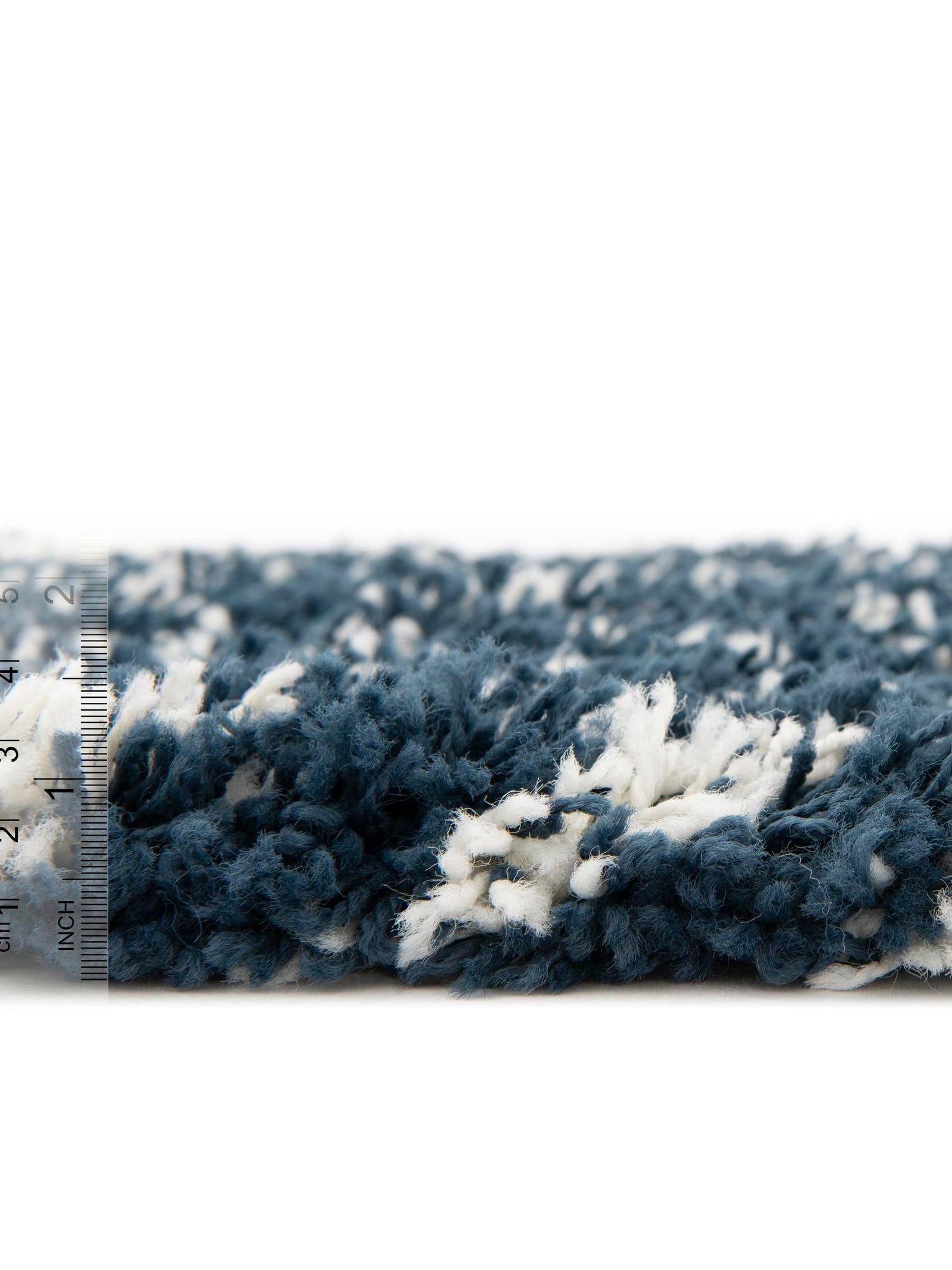 Navy Blue 7' 1 x 7' 1 Moroccan Trellis Shag Round Area Rug Thick Soft Touch Fluffy & Plush Shaggy Pile 100% Polypropylene Geometric Traditional Carpet for Sale at Rug Engine