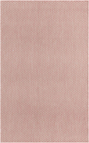 Whisper Pink 3' 1 x 5' 3 Outdoor Solid Rectangle Rug