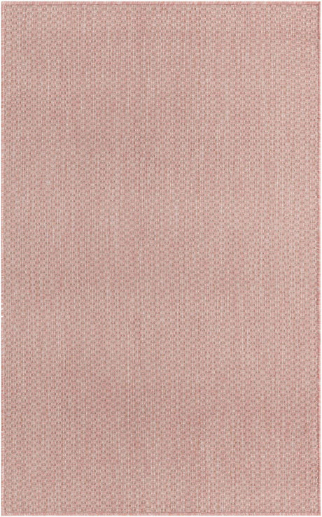 Whisper Pink 3' 1 x 5' 3 Outdoor Solid Rectangle Rug