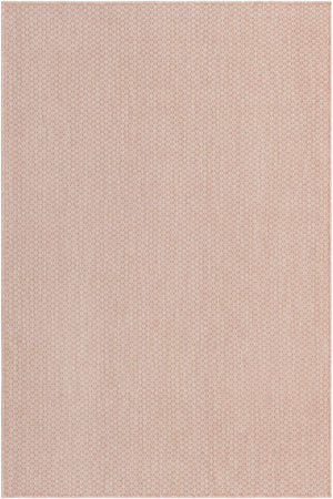 Whisper Pink 4' 1 x 6' 1 Outdoor Solid Rectangle Area Rug Weather Resistant for Patio, Deck, Terrace, Balcony, Porch 100% Polypropylene Minimalist Waterproof Carpet for Sale at Rug Engine