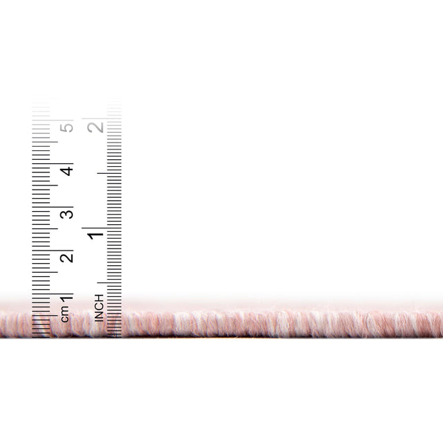 Whisper Pink 3' 1 x 5' 3 Outdoor Solid Rectangle Rug