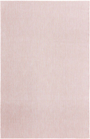 Whisper Pink 5' 3 x 8' Outdoor Solid Rectangle Area Rug Weather Resistant for Patio, Deck, Terrace, Balcony, Porch 100% Polypropylene Minimalist Waterproof Carpet for Sale at Rug Engine