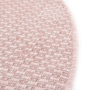 Whisper Pink 4' 1 x 4' 1 Outdoor Solid Round Rug