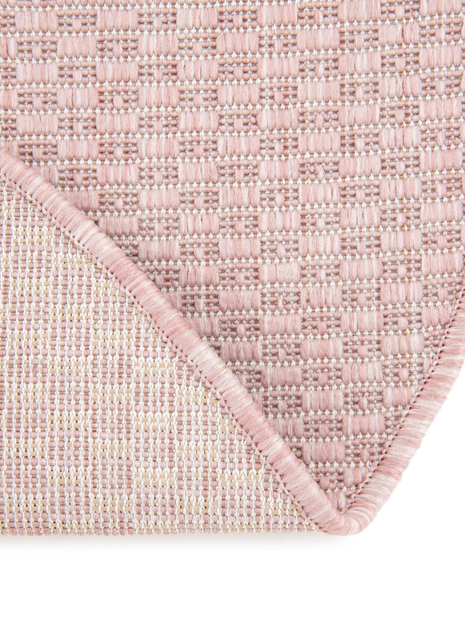 Whisper Pink 10' 8 x 10' 8 Outdoor Solid Round Area Rug Weather Resistant for Patio, Deck, Terrace, Balcony, Porch 100% Polypropylene Minimalist Waterproof Carpet for Sale at Rug Engine