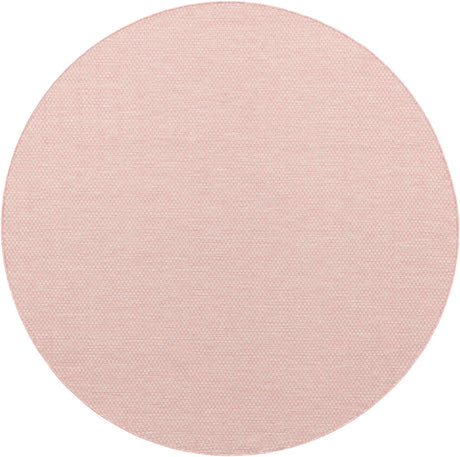 Whisper Pink 8' x 8' Outdoor Solid Round Rug