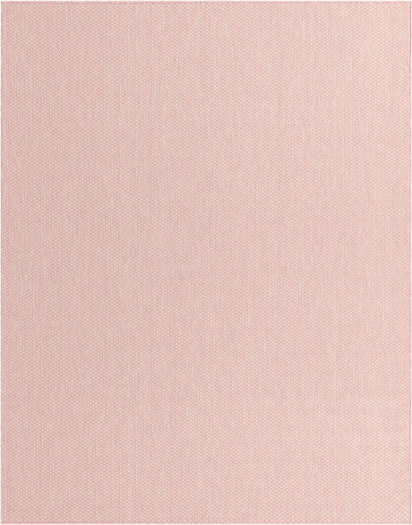 Whisper Pink 8' x 10' Outdoor Solid Rectangle Rug