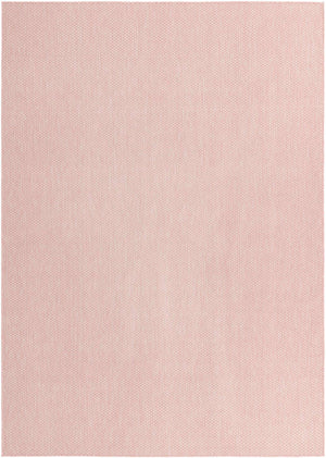 Whisper Pink 8' x 11' Outdoor Solid Rectangle Rug