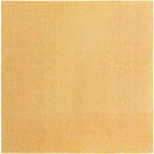 Corn Harvest Yellow 11' x 11' Outdoor Solid Square Rug