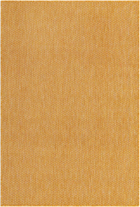 Corn Harvest Yellow 4' 1 x 6' 1 Outdoor Solid Rectangle Rug
