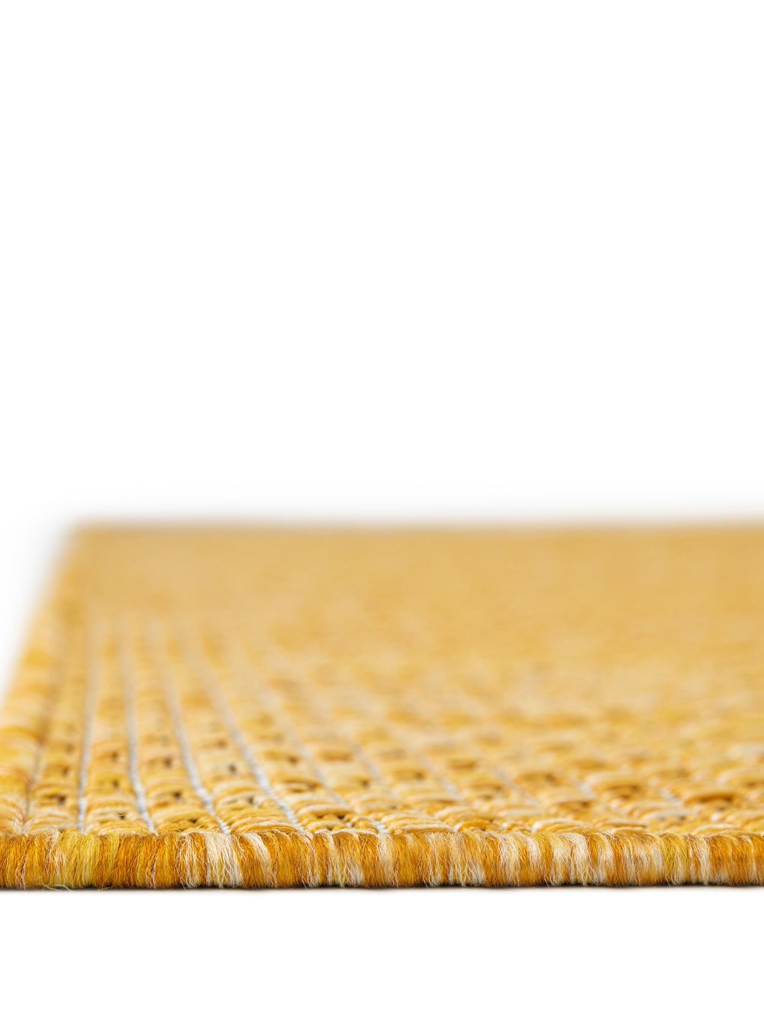 Corn Harvest Yellow 7' 10 x 11' Outdoor Solid Rectangle Area Rug Weather Resistant for Patio, Deck, Terrace, Balcony, Porch 100% Polypropylene Minimalist Waterproof Carpet for Sale at Rug Engine