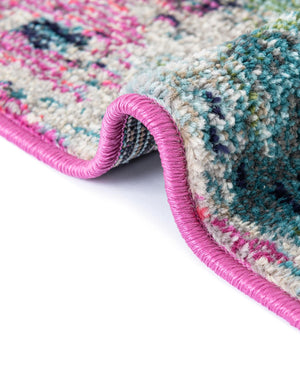 Multicolor 7' 10 x 7' 10 Chromatic Square Area Rug 100% Polypropylene With Cotton Backing Abstract Modern Colorful Carpet Mat for Home Decor & Interior Design for Sale at Rug Engine