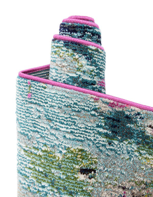 Multicolor 5' 3 x 5' 3 Chromatic Square Area Rug 100% Polypropylene With Cotton Backing Abstract Modern Colorful Carpet Mat for Home Decor & Interior Design for Sale at Rug Engine