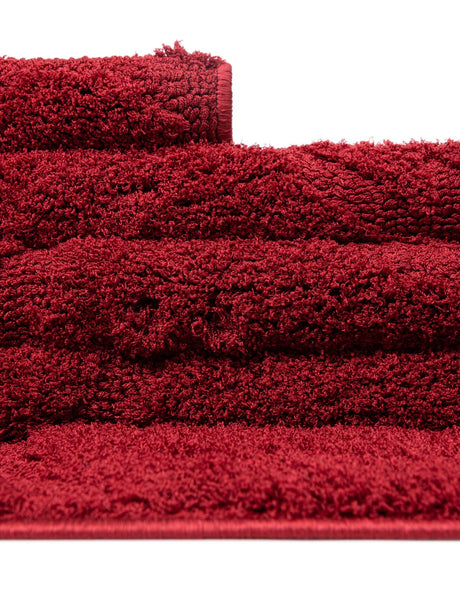 Red 5' 3 x 5' 3 Floral Shag Round Area Rug Thick Soft Touch Fluffy & Plush Shaggy Pile 100% Polyester With Cotton Backing Carpet for Interior Design for Sale at Rug Engine