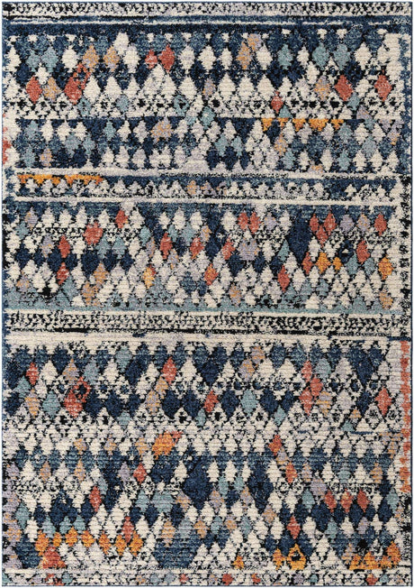 Multicolor 7' 1 x 10' Morocco Rectangle Rug