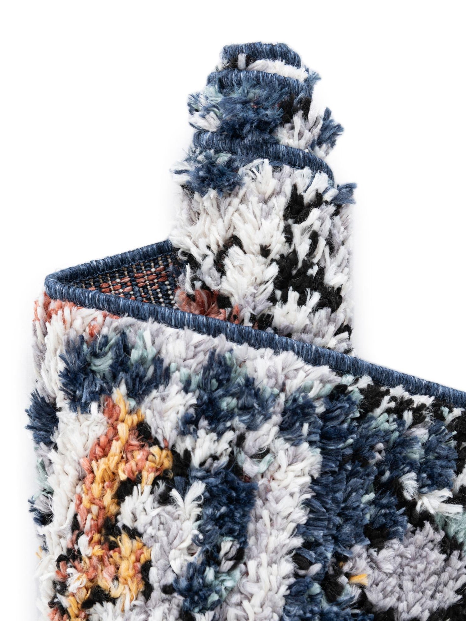 Multicolor 7' 10 x 7' 10 Morocco Square Area Rug 100% Polyester Traditional Classic Carpet for Moroccan Inspired Interior Design Home Decor for Sale at Rug Engine