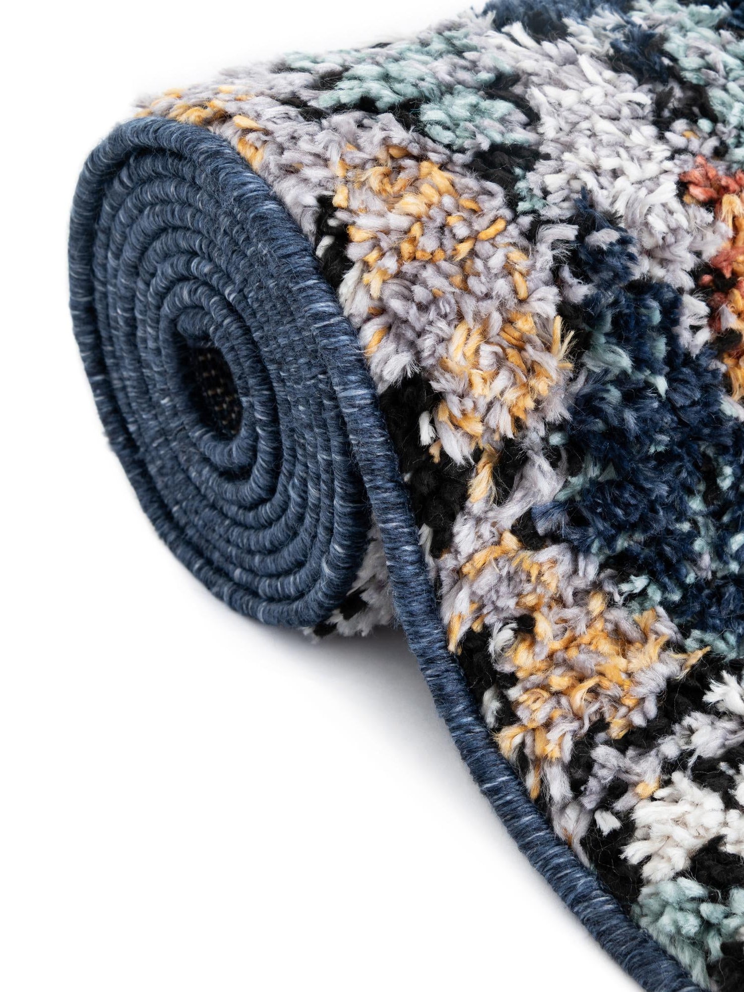 Multicolor 7' 10 x 7' 10 Morocco Square Area Rug 100% Polyester Traditional Classic Carpet for Moroccan Inspired Interior Design Home Decor for Sale at Rug Engine