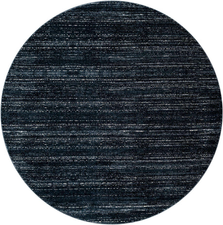 Navy Blue 6' 1 x 6' 1 Jill Zarin Uptown Round Area Rug 70% Polypropylene & 30% Polyester  Contemporary Carpet for Living, Dining, Office, Bedroom for Sale at Rug Engine