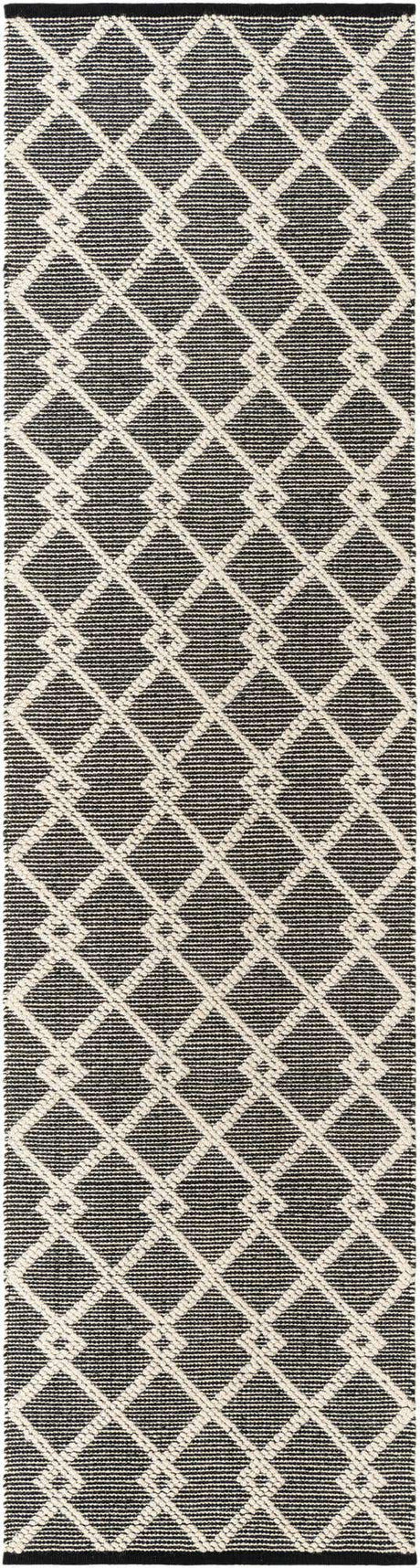 Blackberry 2' 7 x 10' Jill Zarin Dorset Runner Area Rug Premium Wool & Cotton Blend All Natural Pile Carpet for Bedrooms, Offices, Living Rooms, Dorms for Sale at Rug Engine