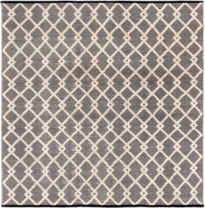 Blackberry 10' x 10' Jill Zarin Dorset Square Area Rug Premium Wool & Cotton Blend All Natural Pile Carpet for Bedrooms, Offices, Living Rooms, Dorms for Sale at Rug Engine