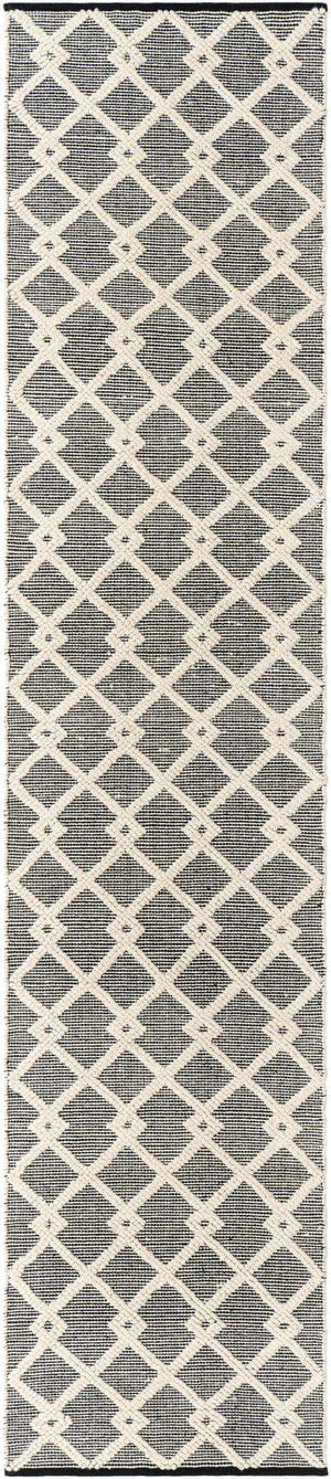 Blackberry 2' 7 x 12' Jill Zarin Dorset Runner Area Rug Premium Wool & Cotton Blend All Natural Pile Carpet for Bedrooms, Offices, Living Rooms, Dorms for Sale at Rug Engine