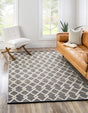 Blackberry 5' 1 x 8' Jill Zarin Dorset Rectangle Area Rug Premium Wool & Cotton Blend All Natural Pile Carpet for Bedrooms, Offices, Living Rooms, Dorms for Sale at Rug Engine