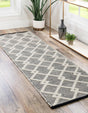 Blackberry 2' x 8' Jill Zarin Dorset Runner Area Rug Premium Wool & Cotton Blend All Natural Pile Carpet for Bedrooms, Offices, Living Rooms, Dorms for Sale at Rug Engine