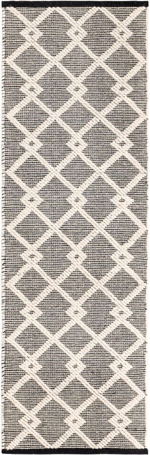 Blackberry 2' x 6' 1 Jill Zarin Dorset Runner Area Rug Premium Wool & Cotton Blend All Natural Pile Carpet for Bedrooms, Offices, Living Rooms, Dorms for Sale at Rug Engine