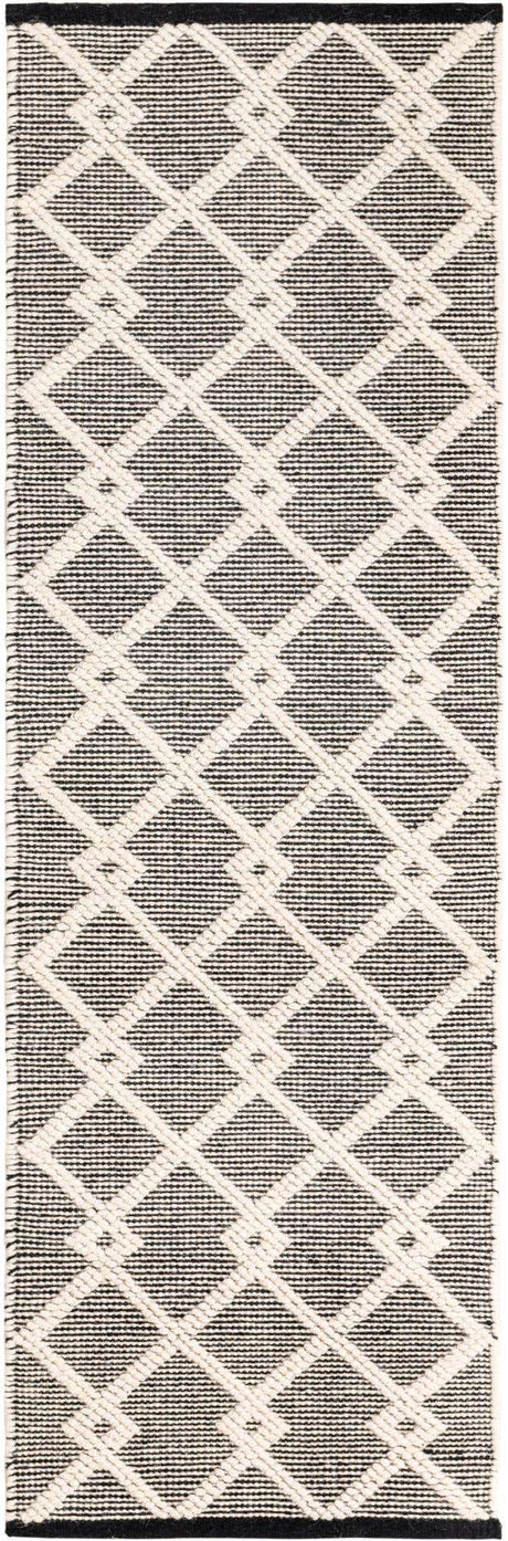 Blackberry 2' x 6' 1 Jill Zarin Dorset Runner Area Rug Premium Wool & Cotton Blend All Natural Pile Carpet for Bedrooms, Offices, Living Rooms, Dorms for Sale at Rug Engine