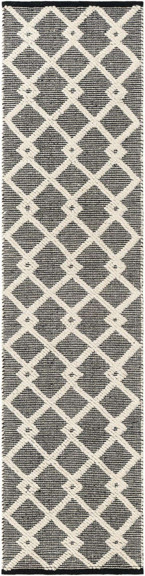 Blackberry 2' x 8' Jill Zarin Dorset Runner Area Rug Premium Wool & Cotton Blend All Natural Pile Carpet for Bedrooms, Offices, Living Rooms, Dorms for Sale at Rug Engine
