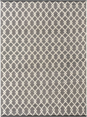 Blackberry 9' x 12' Jill Zarin Dorset Rectangle Area Rug Premium Wool & Cotton Blend All Natural Pile Carpet for Bedrooms, Offices, Living Rooms, Dorms for Sale at Rug Engine