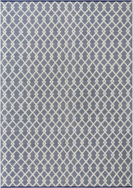 Blueberry 10' x 14' 1 Jill Zarin Dorset Rectangle Area Rug Premium Wool & Cotton Blend All Natural Pile Carpet for Bedrooms, Offices, Living Rooms, Dorms for Sale at Rug Engine