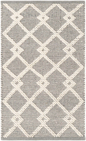 Gray Manor 2' 2 x 3' 1 Jill Zarin Dorset Rectangle Area Rug Premium Wool & Cotton Blend All Natural Pile Carpet for Bedrooms, Offices, Living Rooms, Dorms for Sale at Rug Engine