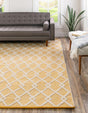 English Daisy 8' x 8' Jill Zarin Dorset Square Area Rug Premium Wool & Cotton Blend All Natural Pile Carpet for Bedrooms, Offices, Living Rooms, Dorms for Sale at Rug Engine