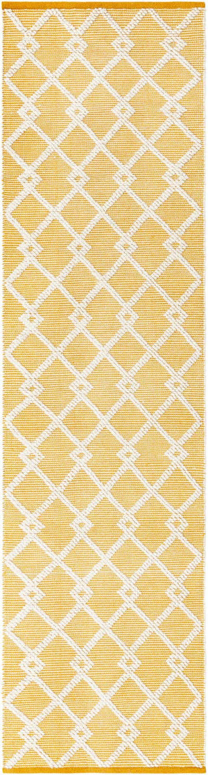English Daisy 2' 7 x 12' Jill Zarin Dorset Runner Area Rug Premium Wool & Cotton Blend All Natural Pile Carpet for Bedrooms, Offices, Living Rooms, Dorms for Sale at Rug Engine