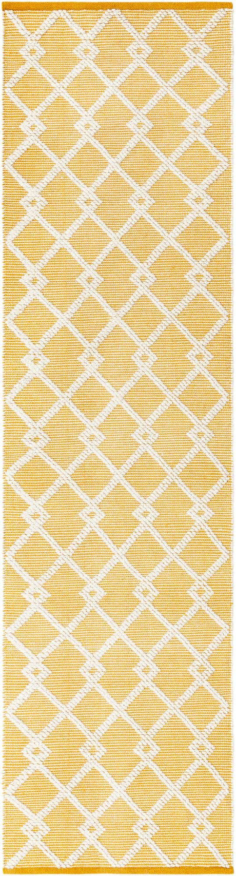 English Daisy 2' 7 x 12' Jill Zarin Dorset Runner Area Rug Premium Wool & Cotton Blend All Natural Pile Carpet for Bedrooms, Offices, Living Rooms, Dorms for Sale at Rug Engine