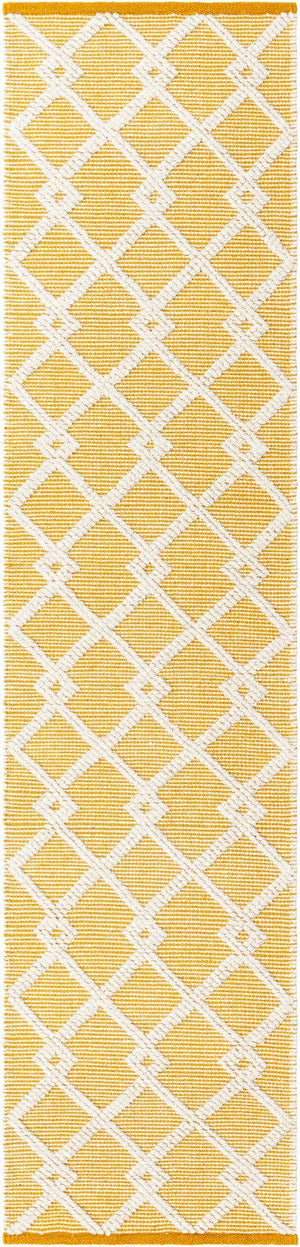 English Daisy 2' x 8' Jill Zarin Dorset Runner Area Rug Premium Wool & Cotton Blend All Natural Pile Carpet for Bedrooms, Offices, Living Rooms, Dorms for Sale at Rug Engine