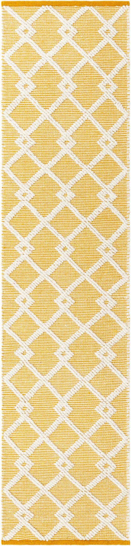 English Daisy 2' x 8' Jill Zarin Dorset Runner Area Rug Premium Wool & Cotton Blend All Natural Pile Carpet for Bedrooms, Offices, Living Rooms, Dorms for Sale at Rug Engine